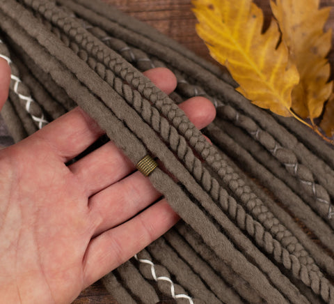 Ash wool dreads - Singles' Day Promotion