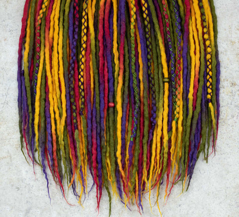 Autumn Sunset dreadlock extensions