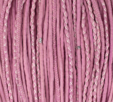 Candy set of 10 pcs wool dreads bundle
