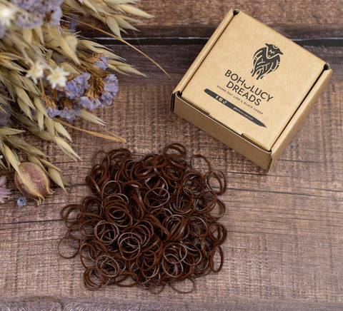 Chocolate Viking Full Set Wool Dreads