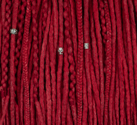 Flamenco set of 10 pcs wool dreads bundle