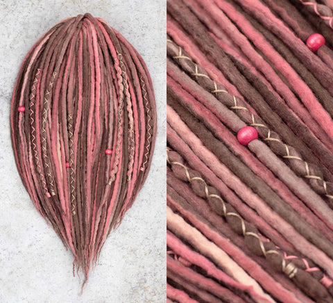 Rose pergola dreadlock extensions