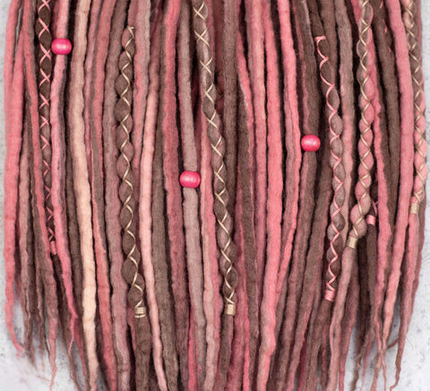 Rose pergola dreadlock extensions