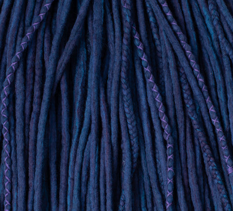 Universe set of 10 pcs wool dreads bundle