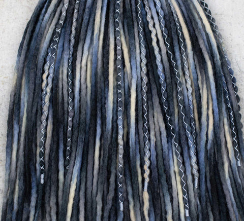 Winter wool dreads