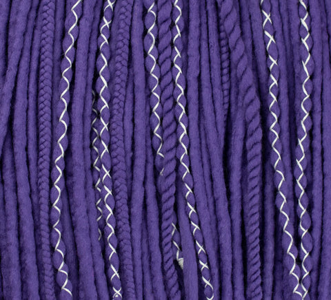 Wisteria set of 10 pcs wool dreads bundle