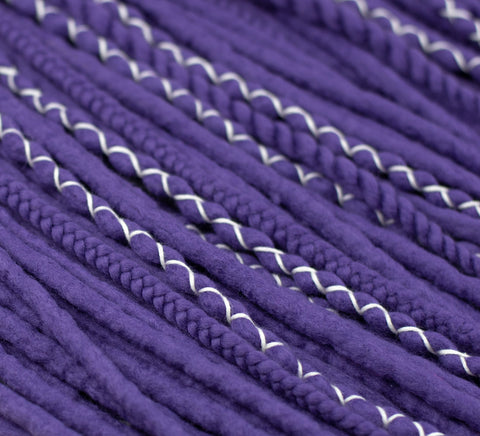 Wisteria set of 10 pcs wool dreads bundle