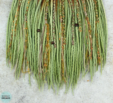 Forest Fairy ombre wool dreads