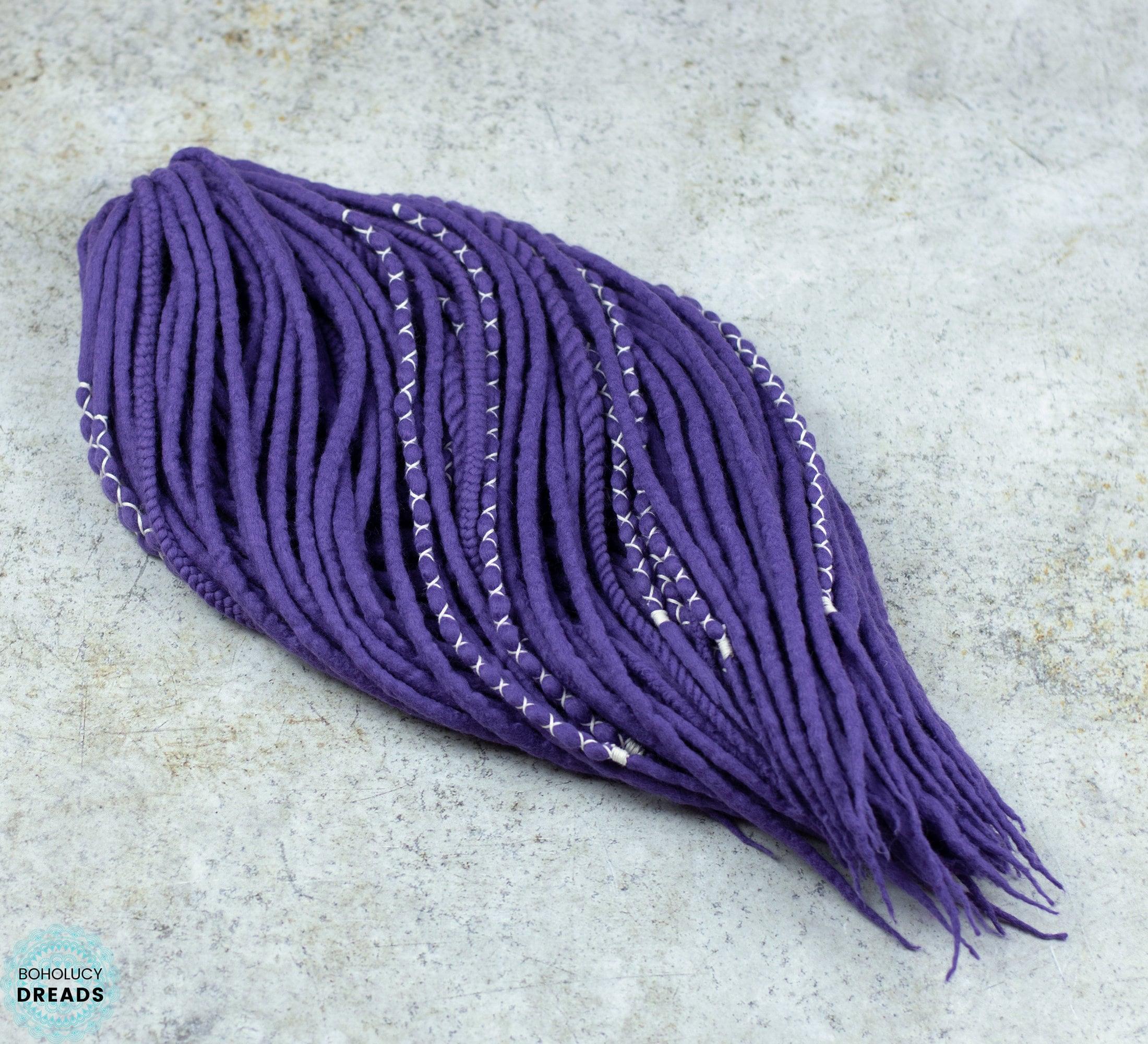 Wisteria wool hair extensions