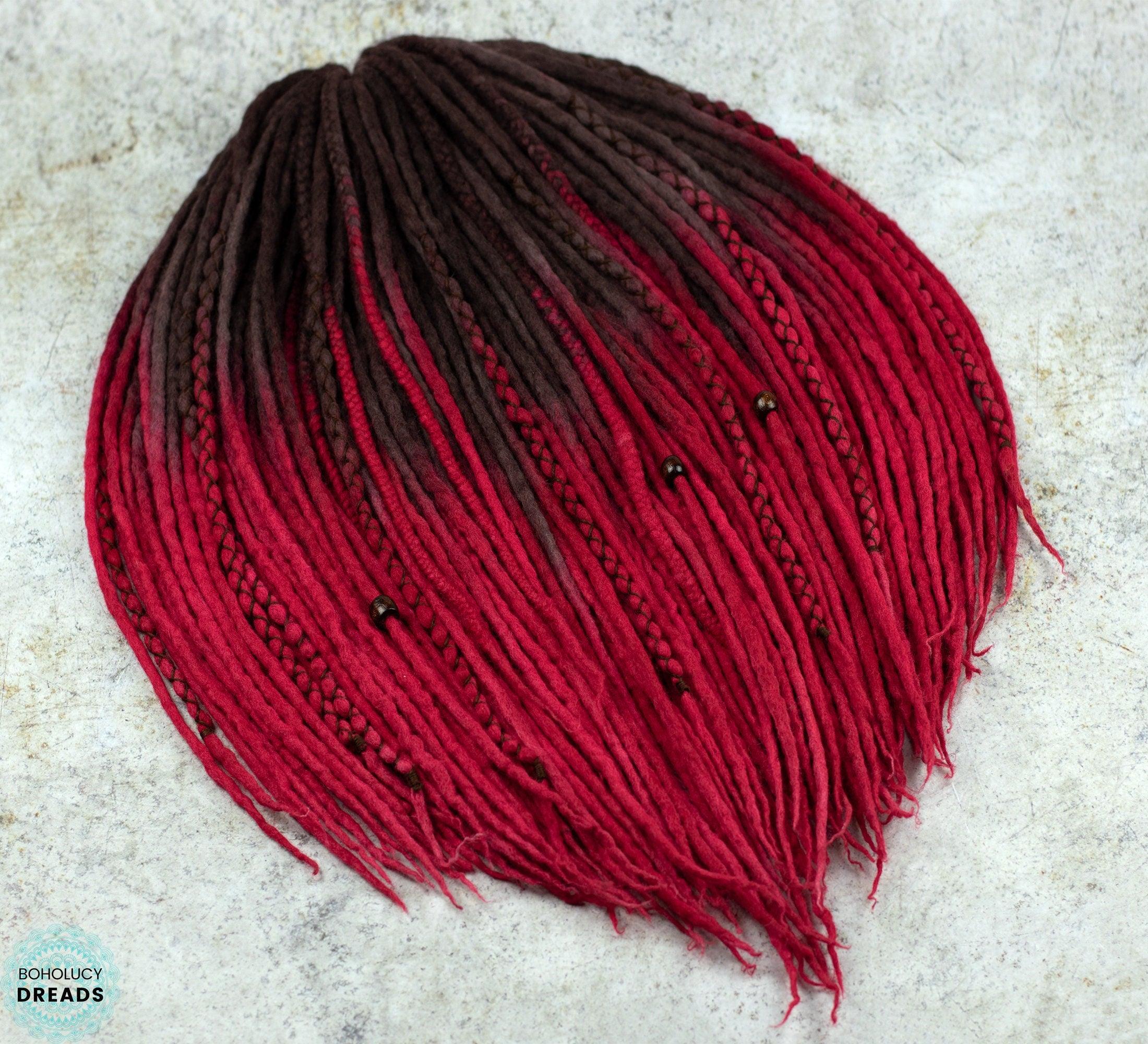 Cherry ombre hair extensions